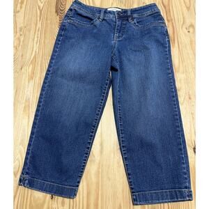 Sonoma Pants Womens 4 Capri Jean Denim Life Style Comfort Western Hiking 28x21